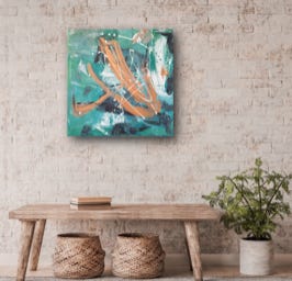 Abstrakte Acrylmalerei