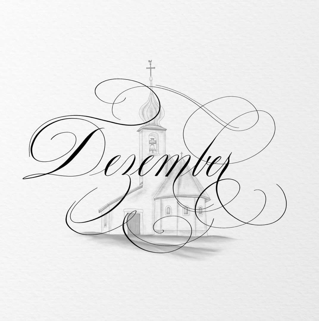 individuelle kalligraphierte auftragsarbeit